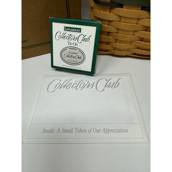 Longaberger 1996 Collectors Club Charter Member Basket Combo FAMILY SIGNED - Picture 7 of 16